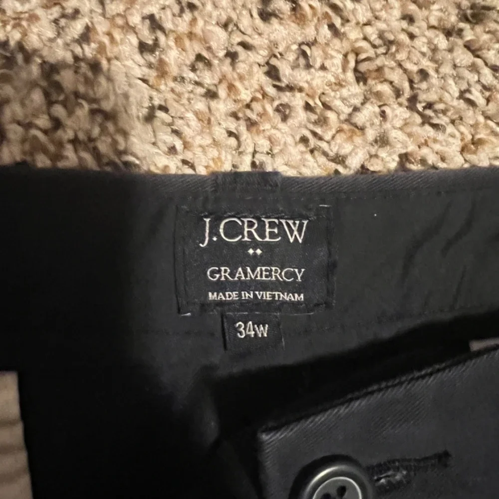 J.Crew Gramercy Shorts Navy Blue Chino Casual Everyday Mens‎ Size 34W